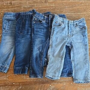 7 For All Mankind Kids Jeans - Dark and Light Blue